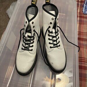 White Doc Marten's - Size 9